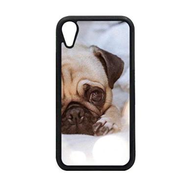 Imagem de Bulldog Pet Animal Lonely Imagem para iPhone XR Capa para proteção de telefone Apple