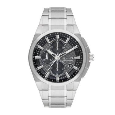 Imagem de Relógio Masculino Prata Orient Cronógrafo Data Lançamento+