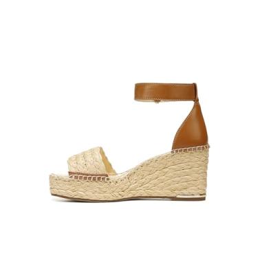 Imagem de Franco Sarto Sandália feminina Clemens Espadrille Wedge, Natural, 36