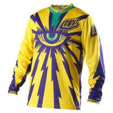 Imagem de Camisa Motocross Troy Lee S Cyclops Yellow - Troy Lee Designs