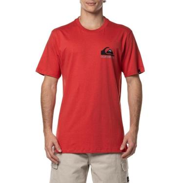 Imagem de Camiseta Quiksilver Omni Logo WT24 Masculina Vermelho