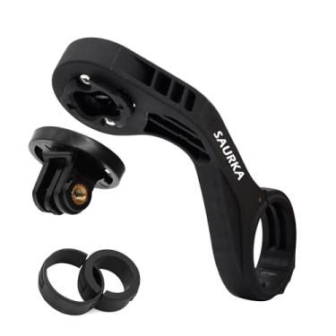 Imagem de Saurka Suporte de computador de bicicleta para Garmin Edge 1040 1030 840 830 540 530 130-Projetado para guidão de bicicleta de 25,4 31,8 35 mm equipado com liberação rápida para adaptador de montagem