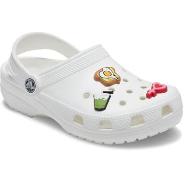 Imagem de Crocs Jibbitz Food - Berloques de sapato elegantes - Material sintético - Jibbitz Packs Berloques de sapato - Único, Pacote com 3 torradas de abacate, 3 Pack