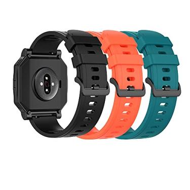 Imagem de Senter Pulseira para Amazfit Neo, pulseira esportiva de silicone macio de 20 mm compatível com Amazfit Neo/GTR 42 mm/GTS/GTS 2/GTS 2e/ GTS 2 Mini/Bip/Bip Lite/Bip S/Bip U
