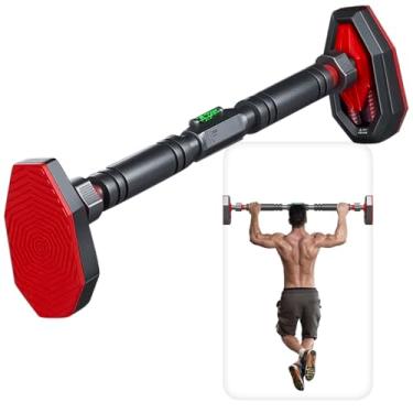 Imagem de Barra Fixa Porta Exercício Crossfit Calistenia Treino Musculação Ajustável Com Nível Profissional