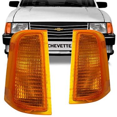 Imagem de Lanterna Dianteira Pisca Gm Chevette Marajó Chevy 1983 a 1993 Âmbar Lado Direito 88094