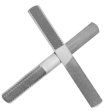 Imagem de Lixa de madeira 2P Lima manual de 4 vias e lixa redonda, limas planas e de agulha de meia volta, conjunto de lixa de madeira para afiar ferramentas de madeira e metal