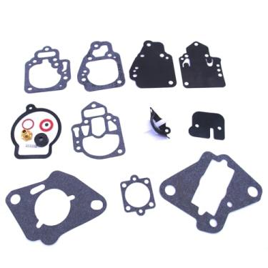 Imagem de Motor de popa 1395-9761-1 1395-97611 9645 9761 9377 9179 9803 9725 811357 Kit de reparo de carburador de carburadores para motor Mercury Mariner Boat 6HP 8HP 9.9HP 10HP 15HP 20HP HP 25HP, Serve para