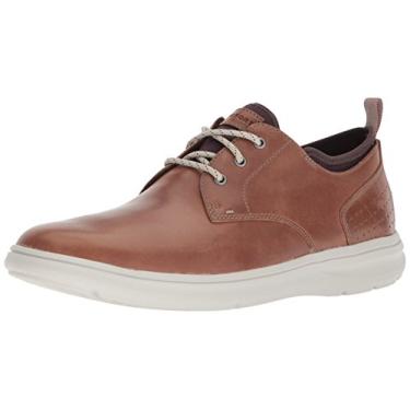 Imagem de Rockport Sapato Oxford masculino Zaden Plain Toe Ox, Boston Tan Leather, 38
