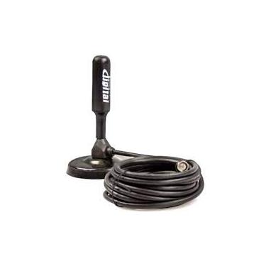 Imagem de ANTENA INTERNA EXTERNA HD PARA TV TELEVISAO DIGITAL VEICULAR UHF HDTV FM 360º