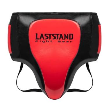 Imagem de Colaxi Protetor de virilha de boxe Protetor abdominal Jockstrap Mma Cup Taekwond Equipamento de proteção para Sanda Equipamento de boxe Kickboxing, Preto Vermelho