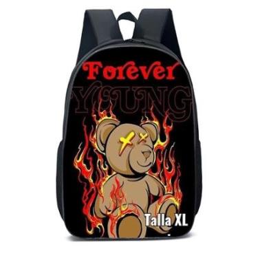 Imagem de MOCHILA ESCOLA INFANTIL JUVENIL ANIME URSO FOREVER-Unissex