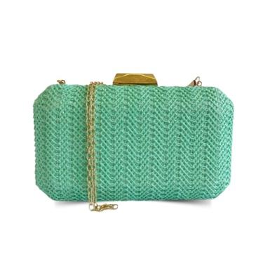 Imagem de Bolsa Clutch Carteira Blogueira Fashion Ostentação Mavie (Verde)