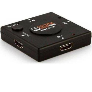 Imagem de Adapatador Hub Switch HDMI 3 Portas Lelong - Le-4111