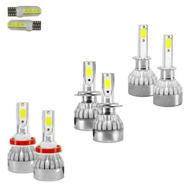 Imagem de Kit ultra led renault fluence 2012/2021 20000 lúmens 6500k (h1h7h11) -