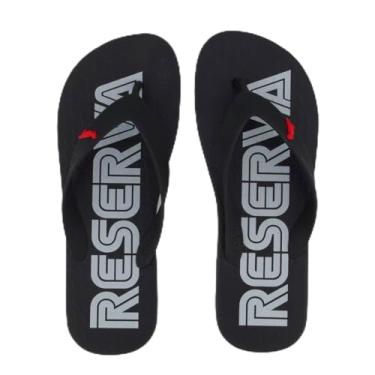 Imagem de Chinelo Reserva Contorno Preto e Branco