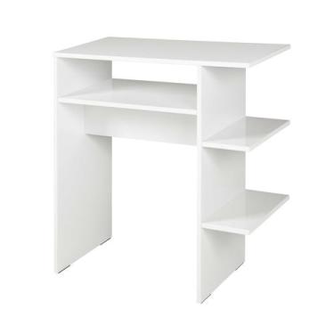 Imagem de Móvel de Madeira para Apoio e Decoração Multiuso Branco - Colomi