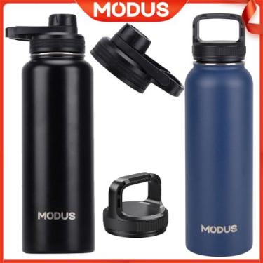 Imagem de Garrafa Térmica de Café Água Suco Parede Dupla A Vácuo 1200ml Inox Cam