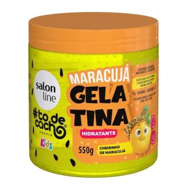 Imagem de Gelatina Capilar Salon Line Kids To de Cacho Hidratante Maracujá 550g