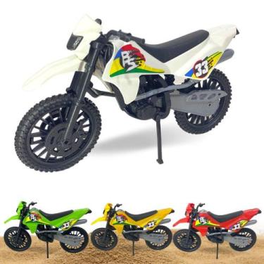 Imagem de Moto De Brinquedo Motocross 28Cm - Vermelho - Europio