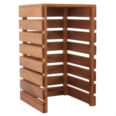 Imagem de Capa Protetora Botijão De Gás De Cozinha Madeira Maciça Decorativo - M