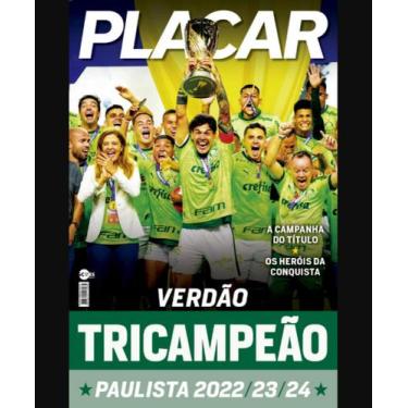 Imagem de Poster Placar Palmeiras Tricampeão Paulista 2024