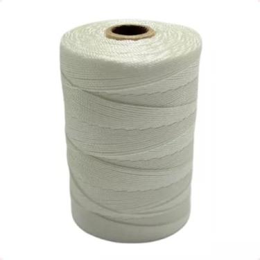 Imagem de Corda Branca 4mm Nylon P/ Varal Casa Quintal Durável 234Mt - Têxtil Sa