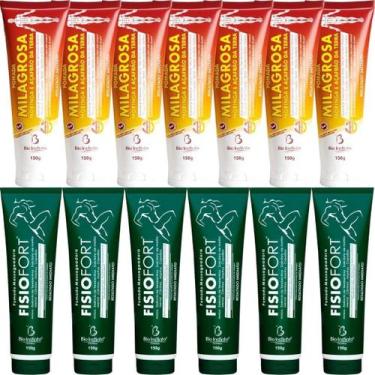 Imagem de Revenda Atacado 7 Pomada Massageadora Milagrosa 150g + 6 Pomada Massag