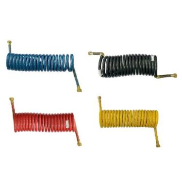 Imagem de 8 Mangueira Espiral Carreta Para Freio A Ar Caminhão Cores 5,5mts - TO