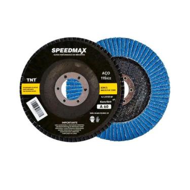 Imagem de Disco Flap Speedmax 115 x 22 mm Fibra Grão 60 TNT