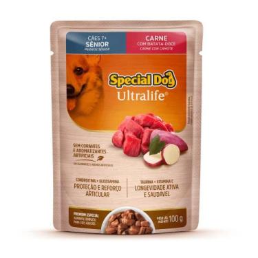 Imagem de Sachê Special Dog Ultralife para Cães Sênior Raças Pequenas Sabor Carn