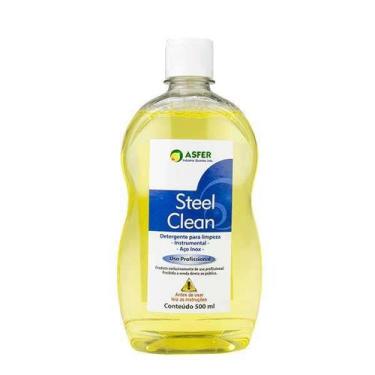Imagem de Detergente Limpeza Instrumental Cirúrgico Odontológico Steel Clean 500