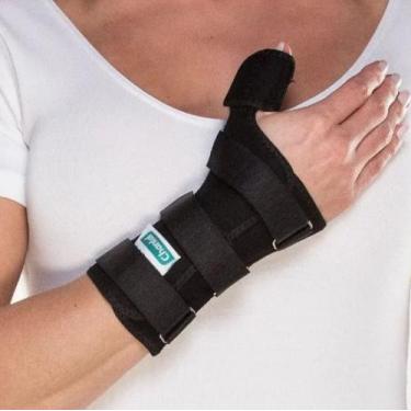 Imagem de Tala Para Punho E Polegar Curta Direita Preta C611 Chantal, G