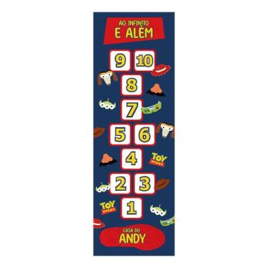 Imagem de Lona para Jogo de Amarelinha Kids Toy Story 200cm x 66cm - Império da 