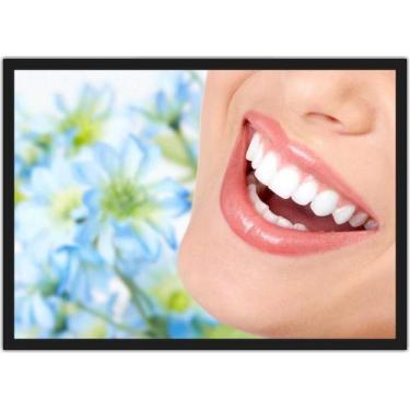 Imagem de Quadro Decorativo Profissão Dentista Odontologia Consultórios Com Mold