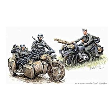 Imagem de Master Box German Motorcycle Troops ON The Move BMW R75 1/35 3548F