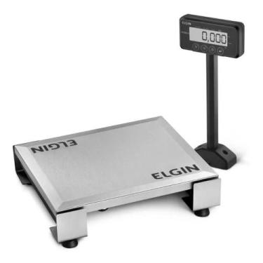Imagem de Balança comercial digital Elgin DP 30CK 30kg com mastro 90V/240V preto