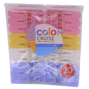 Imagem de Pregador de Roupa Plástico c/20 Peças - Color Cruise