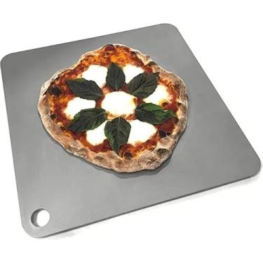 Imagem de THERMICHEF por Conductive Cooking Square Pizza Steel 1/4" Versão Deluxe, 14"X14"