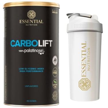 Imagem de Carbo lift Essential Nutrition - Palatinose Sem sabor -900g (45 Doses) Carboídrato de baixo índice glicemico + Coqueteleira Oficial