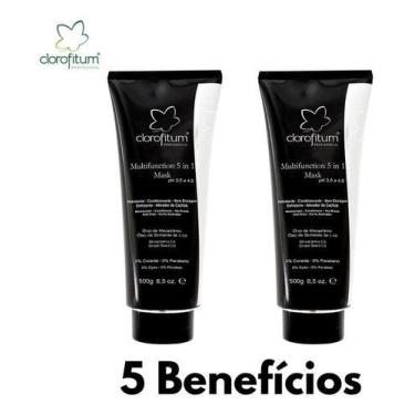 Imagem de Combo C/2 Ativador Modelador De Cachos 5 X 1 Clorofitum 500g