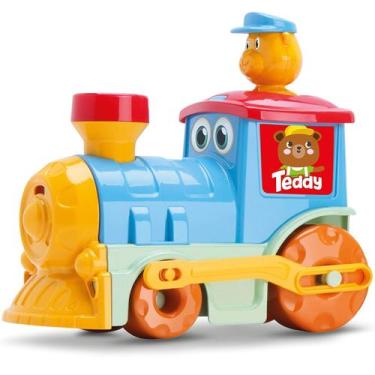 Imagem de Teddy's Train Trenzinho Infantil Grande Colorido Para Bebês 0858 - Sam