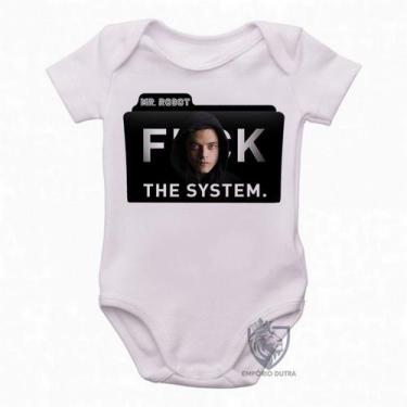 Imagem de  body nenê criança roupa bebê  Mr. Robot - Empório Dutra, P   ( 0-2 Me