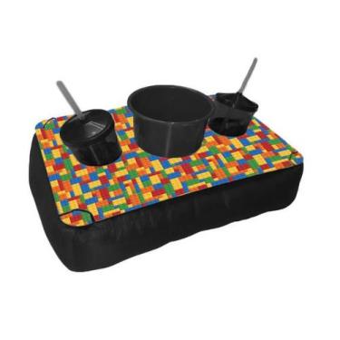 Imagem de Almofada Pipoca com Balde + 2 Copos Kit Cinema Filme Series - Deluzz, 