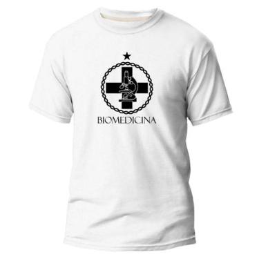 Imagem de Camiseta Algodão Premium Estampa Dtf Faculdade Biomedicina - Pavesi, B