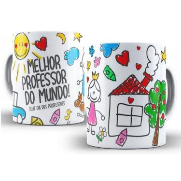 Imagem de Caneca Personalizada Dia dos Professores Melhor Prof. do Mundo - Ng De