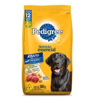 Imagem de Ração Pedigree Nutrição Essencial Carne para Cães Adultos - 900 g