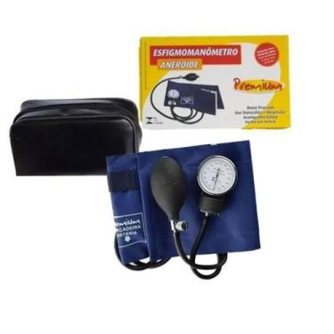 Imagem de Esfigmomanômetro Premium tiras autocolantes Adulto Azul Escuro - G-TEC