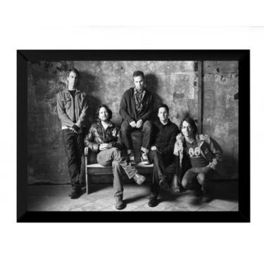 Imagem de Quadro Banda Pearl Jam Foto Poster Moldurado - Fanarte