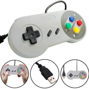 Imagem de Controle Usb Snes Super Nintendo Para Pc Raspberry Mac Linux - IMP - k